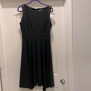 Sleeveless black dress